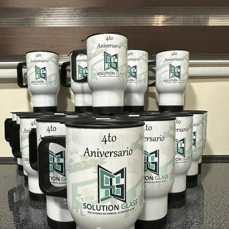 Mug sublimado personalizado con logo