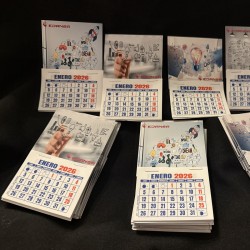Mini calendario regalo corporativo Chile