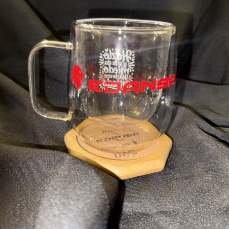 Vaso térmico grabado láser personalizado